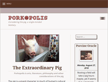 Tablet Screenshot of porkopolis.org